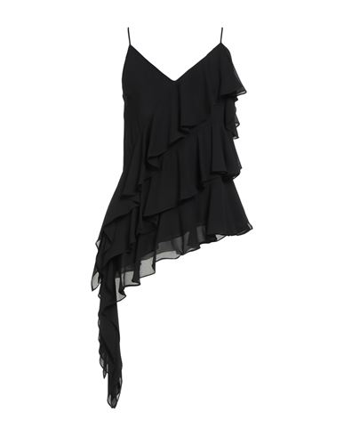 Alice Miller Woman Top Black Size 8 Polyester In Black