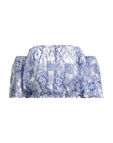 F**k Project Woman Top Blue Size M Polyester In Blue
