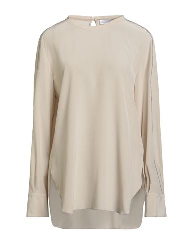 Brunello Cucinelli Monili-chain Detail Blouse In Neutral