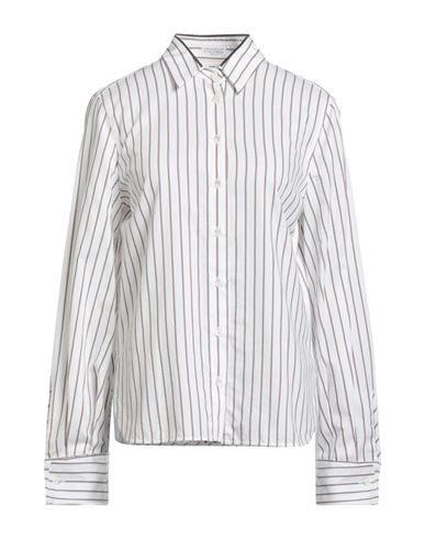 Brunello Cucinelli Gestreiftes Hemd In White