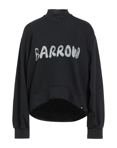 Barrow Woman Sweatshirt Black Size L Cotton In Black