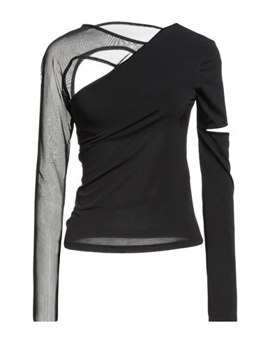Haveone Woman Top Black Size M Polyamide, Elastic Fibres, Polyester In Black