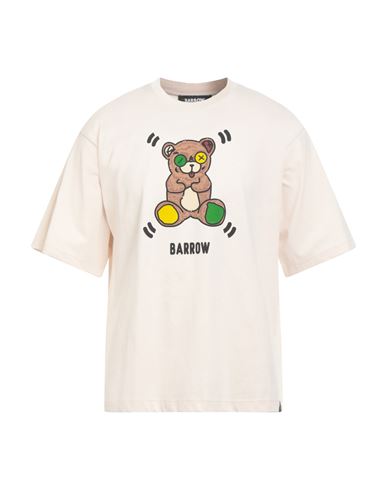 Barrow Man T-shirt Beige Size L Cotton In Neutral