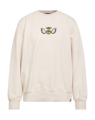 Barrow Man Sweatshirt Cream Size S Cotton In White
