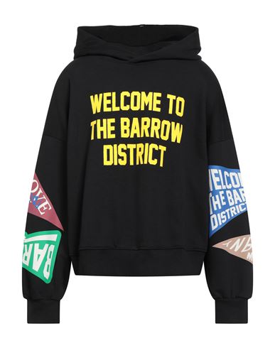 Barrow Man Sweatshirt Black Size L Cotton In Black