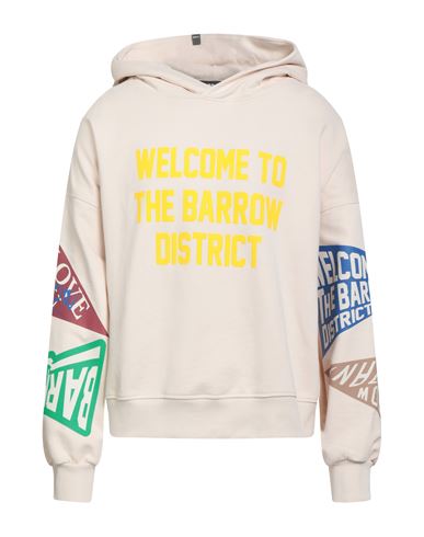 Barrow Man Sweatshirt Cream Size L Cotton In White