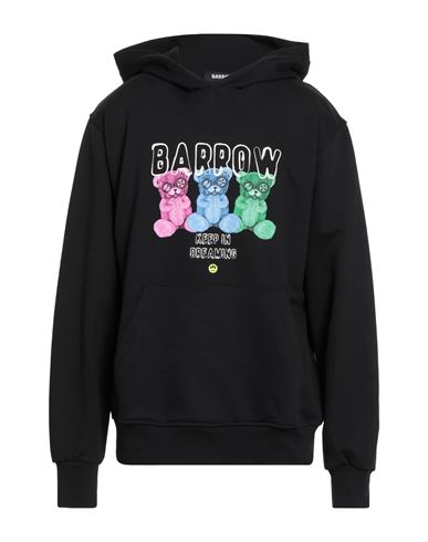 Barrow Man Sweatshirt Black Size L Cotton In Black
