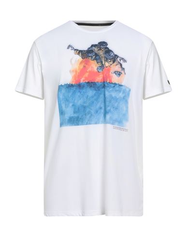 Rrd Man T-shirt White Size 44 Polyamide, Elastane In White