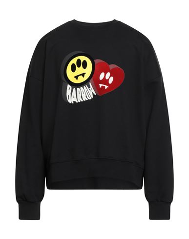 Barrow Man Sweatshirt Black Size L Cotton In Black