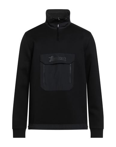 Herno Laminar Man Sweatshirt Black Size 40 Cotton, Polyamide In Black