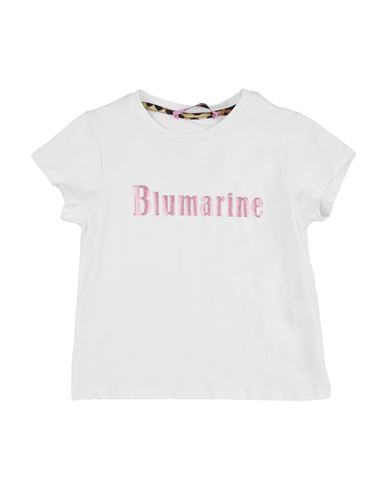 Miss Blumarine Toddler Girl T-shirt White Size 3 Cotton, Elastane In White