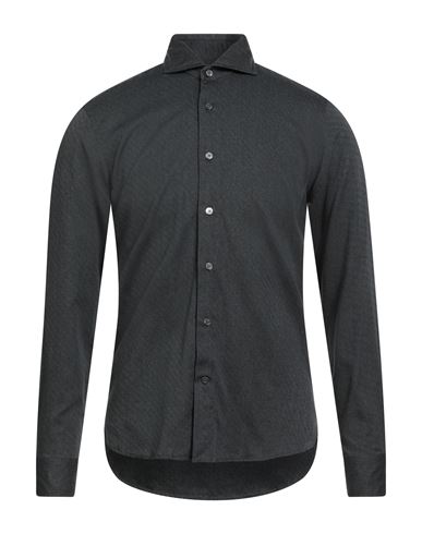 Orian Vintage Man Shirt Charcoal Size 15 ½ Cotton In Gray