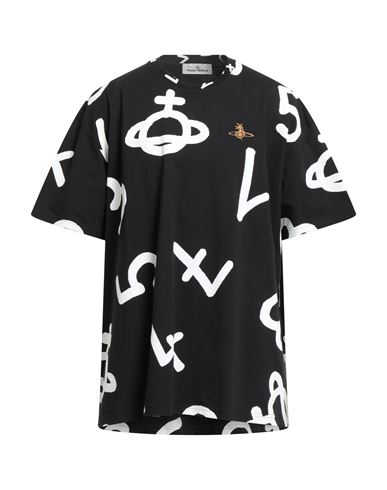 Vivienne Westwood Man T-shirt Black Size L Cotton In Multi