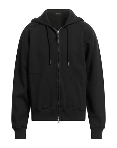 Tom Ford Man Sweatshirt Black Size 44 Cotton, Lambskin In Black