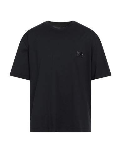 Neil Barrett Man T-shirt Black Size L Cotton In Black