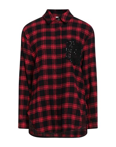 Tensione In Woman Shirt Red Size M Cotton In Red