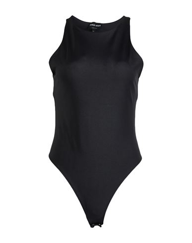 Giorgio Armani Woman Bodysuit Black Size 8 Polyamide, Elastane In Black