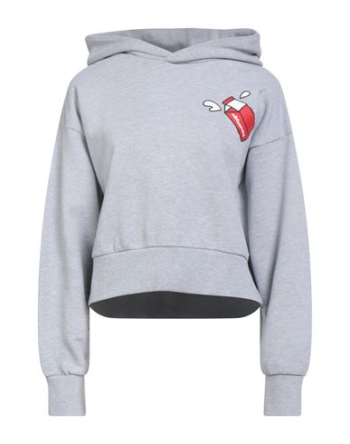 Inbetweeners Woman Sweatshirt Light Grey Size L Cotton In Black