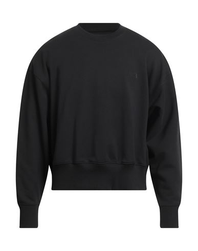 Y-3 Man Sweatshirt Black Size L Cotton, Recycled Polyester In Black
