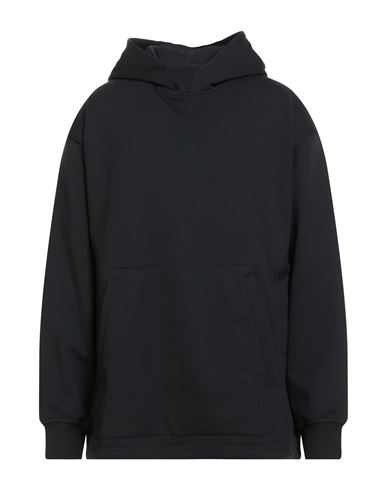 Y-3 Man Sweatshirt Black Size L Cotton, Recycled Polyester In Black