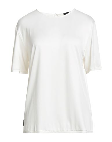 Rrd Woman T-shirt Off White Size 8 Cupro, Elastane In White