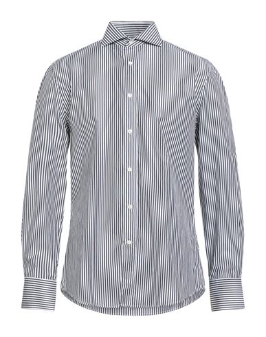 Brunello Cucinelli Man Shirt Black Size 3xl Cotton In Gray