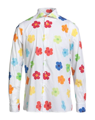 Altemflower Man Shirt White Size 17 ½ Cotton, Elastane In White