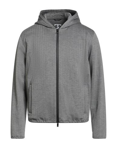 Tombolini Man Sweatshirt Grey Size 44 Viscose, Polyamide, Elastane In Gray