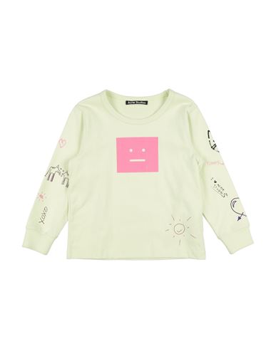Acne Studios Toddler Boy T-shirt Lime Green Size 4 Cotton In Green