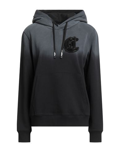 Just Cavalli Woman Sweatshirt Black Size M Cotton In Black