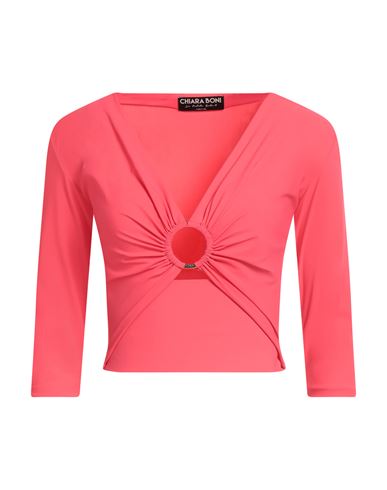 Chiara Boni La Petite Robe Woman Top Coral Size 4 Polyamide, Elastane In Red