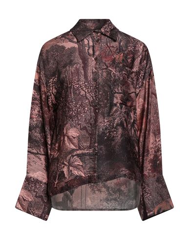 Tensione In Woman Shirt Antique Rose Size M Viscose In Pink