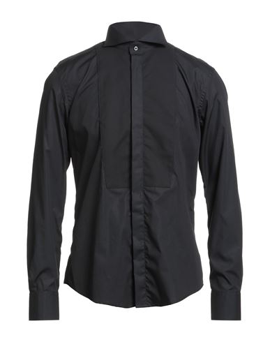 Brian Dales Man Shirt Black Size 17 ½ Cotton In Black