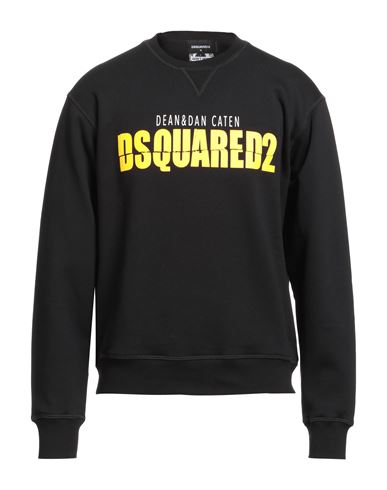 Dsquared2 Man Sweatshirt Black Size L Cotton In Black