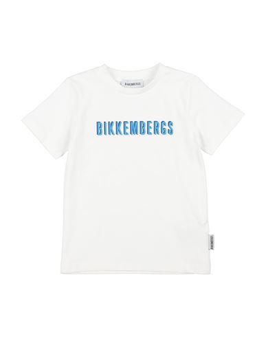 Bikkembergs Toddler Boy T-shirt White Size 4 Cotton, Elastane In White