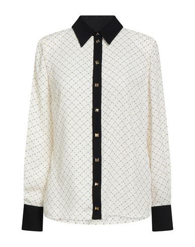 Elisabetta Franchi Woman Shirt Ivory Size 8 Viscose In White