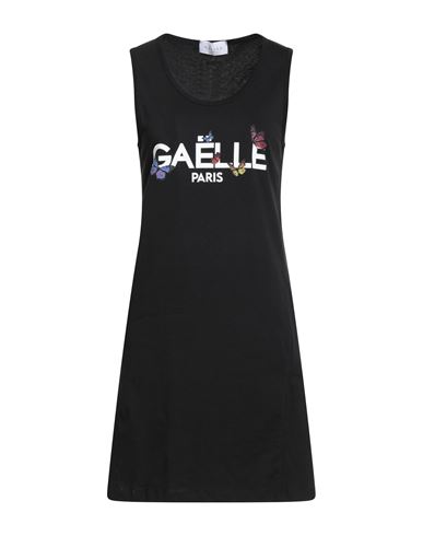Gaelle Paris Gaëlle Paris Woman Mini Dress Black Size 2 Cotton