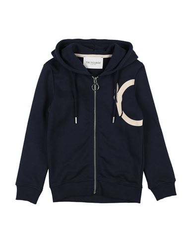 Trussardi Junior Toddler Boy Sweatshirt Navy Size 6 Cotton In Blue