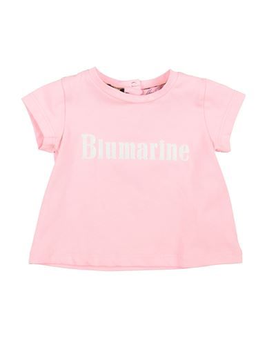 Miss Blumarine Newborn Girl T-shirt Pink Size 3 Cotton, Elastane In Pink
