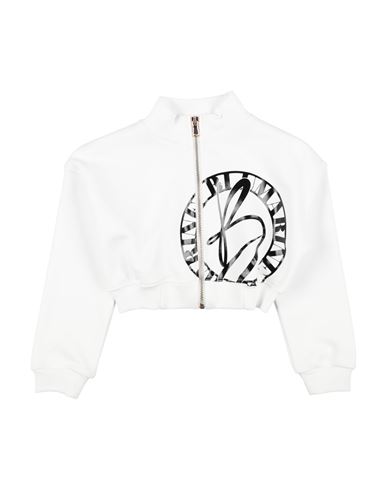 Miss Blumarine Toddler Girl Sweatshirt White Size 6 Cotton, Elastane In White