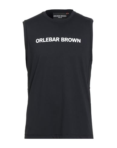 Orlebar Brown Man T-shirt Black Size Xxl Polyamide, Nylon In Black