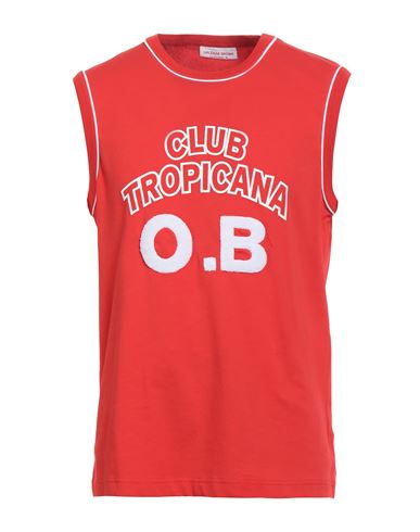 Orlebar Brown Man T-shirt Red Size Xxl Cotton In Red