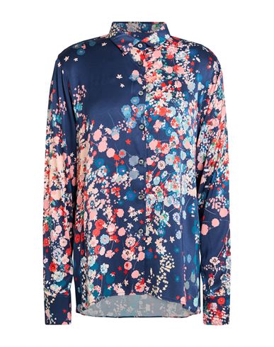 Robert Friedman Woman Shirt Blue Size Xl Viscose, Elastane