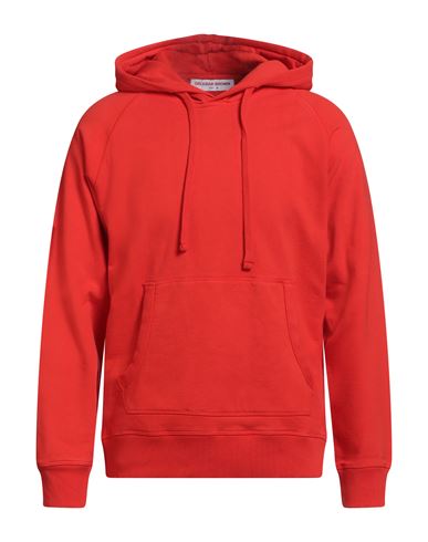 Orlebar Brown Man Sweatshirt Tomato Red Size Xxl Cotton, Elastane In Red