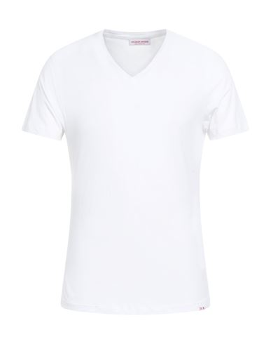 Orlebar Brown Man T-shirt White Size Xl Cotton In White