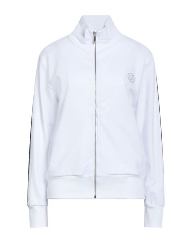 Gaelle Paris Gaëlle Paris Woman Sweatshirt White Size 1 Cotton, Elastane In Multi