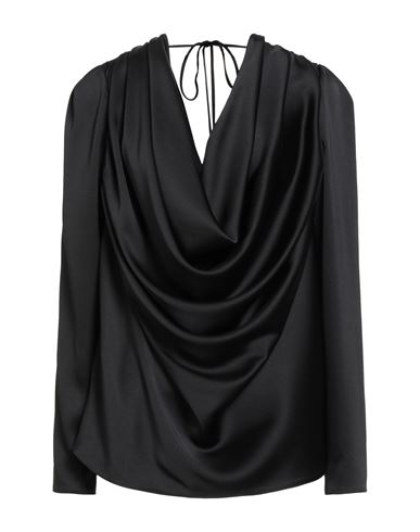 Rhea Costa Woman Top Black Size 6 Viscose, Silk In Black