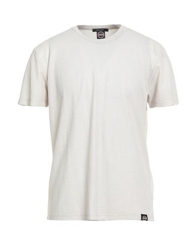 Colmar Man T-shirt Beige Size M Viscose, Polyamide In White