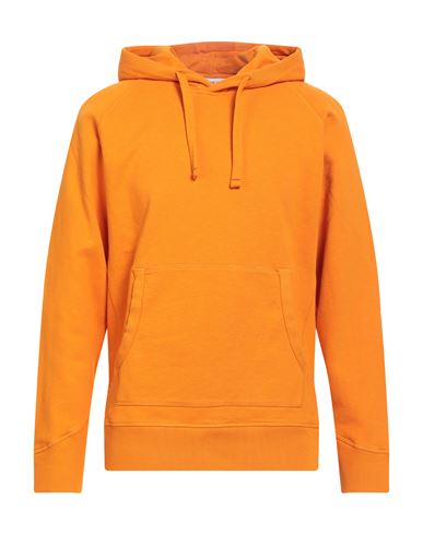 Orlebar Brown Man Sweatshirt Orange Size Xl Cotton, Linen, Elastane In Orange