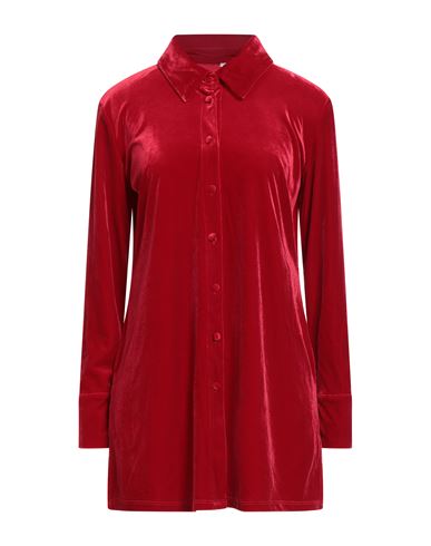 Tensione In Woman Shirt Red Size M Polyester, Elastane
